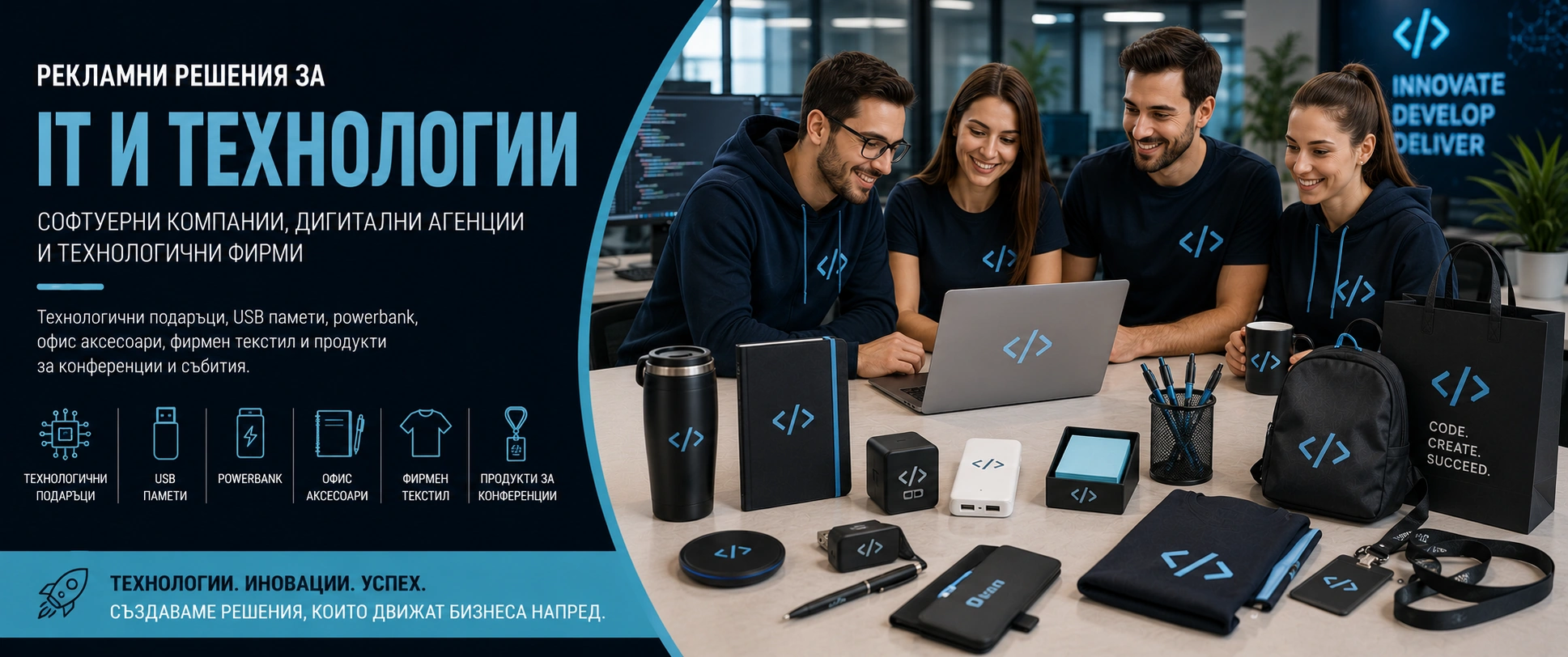 Рекламни решения за IT и технологии