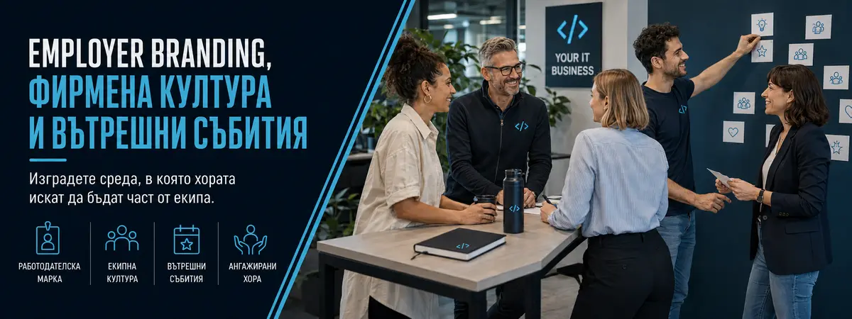 Employer Branding, фирмена култура и вътрешни събития