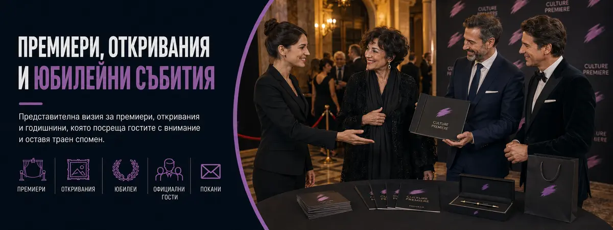 Премиери, откривания и юбилейни събития